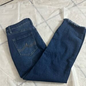 Blue flared women jeans